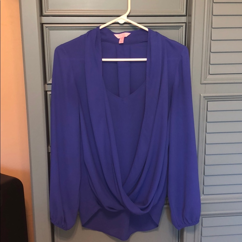 EUC LILLY MYAH BLOUSE SIZE SMALL